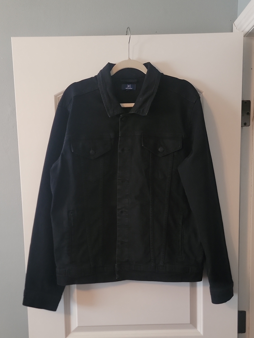 Men's Black Denim Jacket